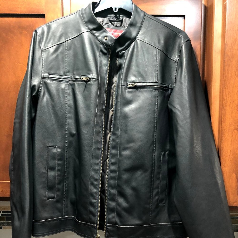 Junction West Leather Jacket w/ Removable Hood